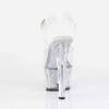 Pleaser - ASPIRE608RSI Sandale à bride à la cheville, Pole dance chaussures - Transparent Product image